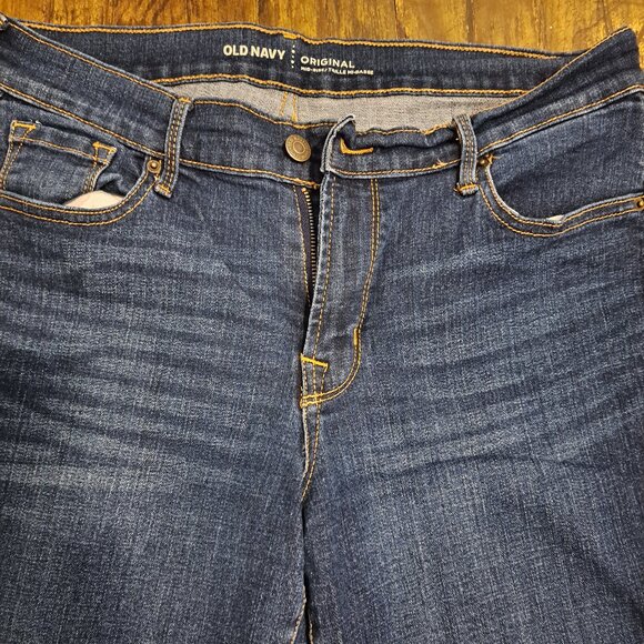Old Navy Original Mid-Rise Jeans size 8 regular - Picture 1 of 6